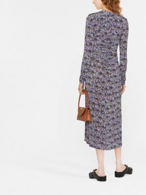 Květinové midi šaty s potiskem Isabel Marant