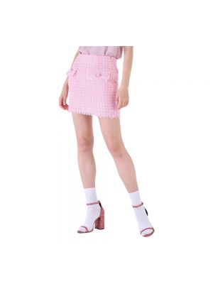 Mini spódniczka Silvian Heach różowa