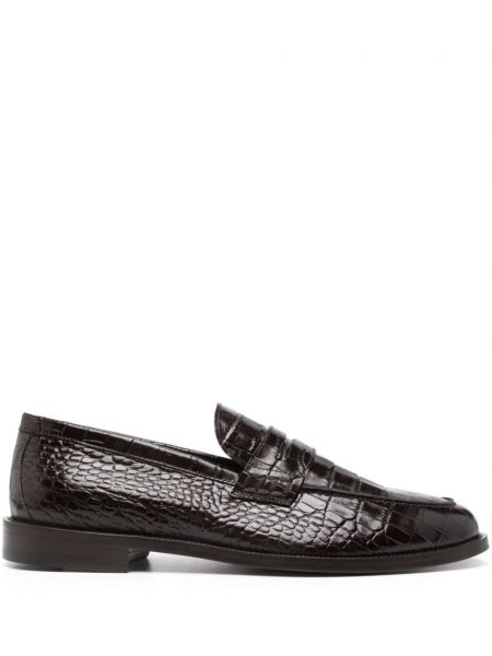 Loafers Manolo Blahnik brun