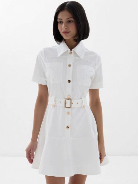 Платье-рубашка Lichi белое
