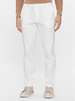 Chino hlače slim fit Boss bijela
