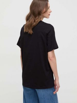 Tricou cu croială lejeră din bumbac Karl Lagerfeld negru