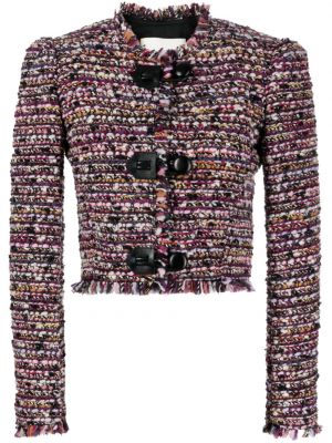 Veste en tweed Isabel Marant violet
