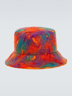 Sombrero de lana Zegna naranja
