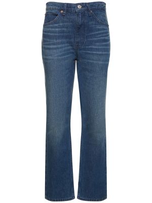 Bavlnené džínsy s rovným strihom Re/done modrá