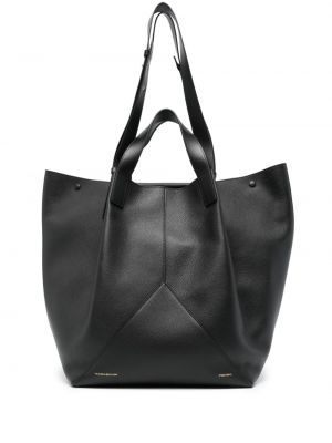 Δερμάτινη τσάντα shopper Victoria Beckham