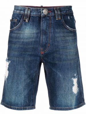 Jeans-shorts Philipp Plein blå