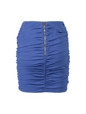 Mini falda Balmain azul