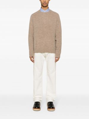 Džemperis ar apaļu kakla izgriezumu Polo Ralph Lauren brūns