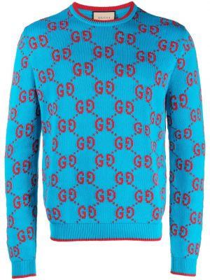 Памучен пуловер Gucci