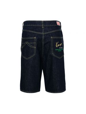 Pantalones cortos vaqueros con bordado Kenzo azul