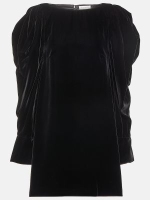 Sametové šaty Nina Ricci černé