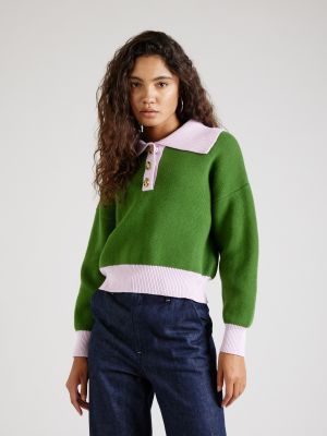 Пуловер Olivia Rubin зелено