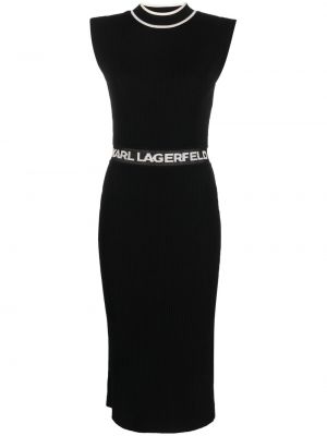 Midi obleka Karl Lagerfeld