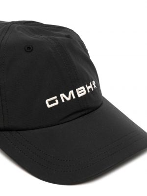 Haftowana czapka z daszkiem Gmbh czarna