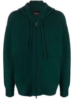 Kapučdžemperis Roberto Collina zaļš