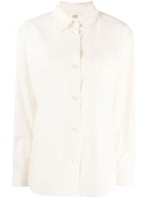 Βαμβακερό πουκάμισο Studio Tomboy λευκό