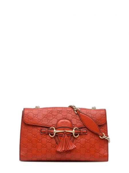 Чанта за ръка Gucci Pre-owned оранжево