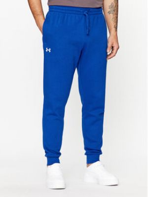 Pantalon de joggings en polaire large Under Armour bleu