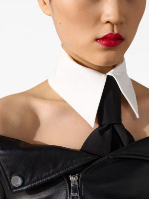 Cravate en coton à imprimé à motif géométrique Karl Lagerfeld