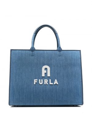 Shopping bag Furla blå