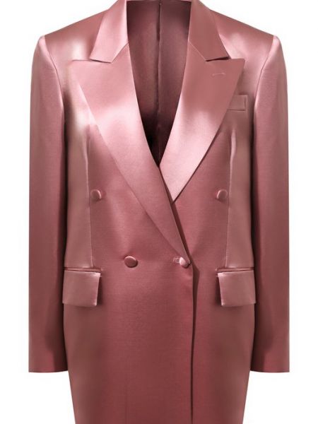 Розовый шерстяной пиджак Jacob Lee