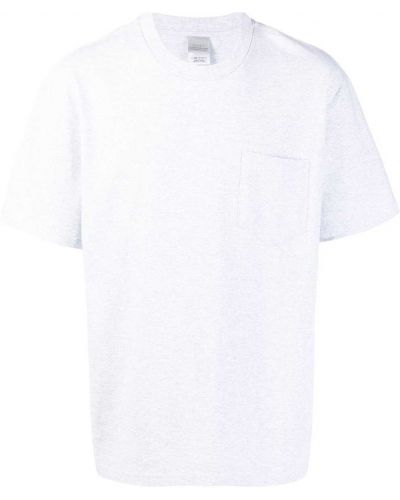 Kokvilnas t-krekls ar kabatām Suicoke pelēks