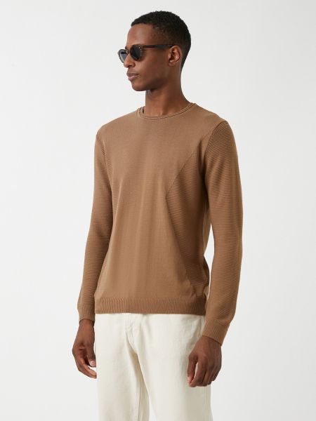Пуловер Koton коричневый