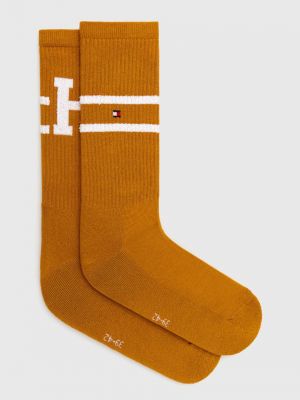 Чорапи Tommy Hilfiger жълто