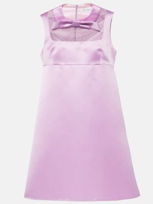 Saténové šaty Nina Ricci růžové