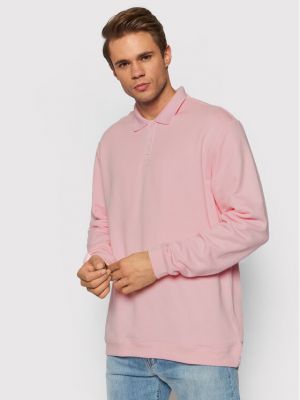 Majica dugih rukava sa dugačkim rukavima Adidas ružičasta