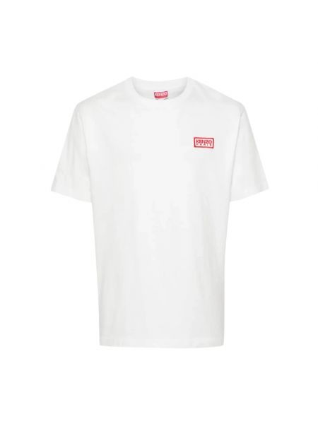 Koszulka bawełniana z nadrukiem Kenzo biała