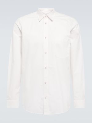 Camisa de algodón Nanushka blanco