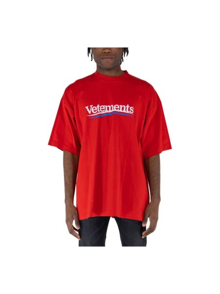 Koszulka Vetements czerwona