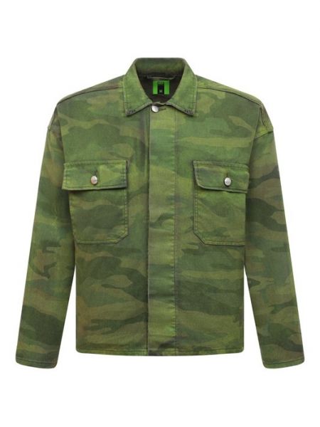 Джинсовая куртка Notsonormal зеленая