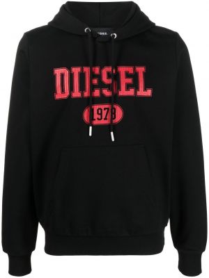 Hoodie Diesel svart