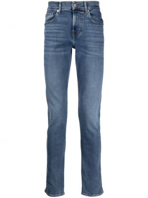 Jeans slim 7 For All Mankind bleu