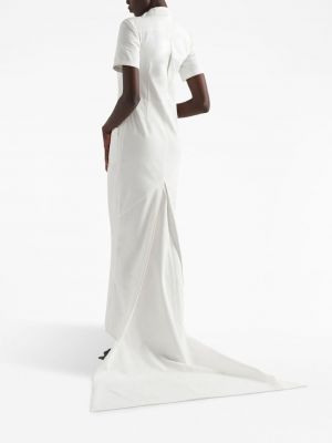 Sukienka długa Prada biała