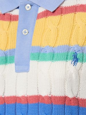 Hosszú ujjú csíkos pólóing Polo Ralph Lauren