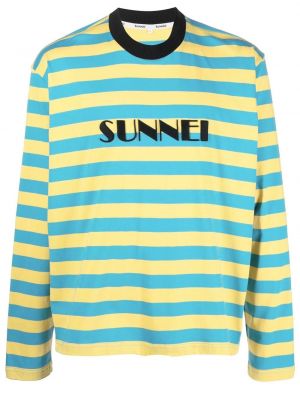 Brodert sweatshirt Sunnei blå