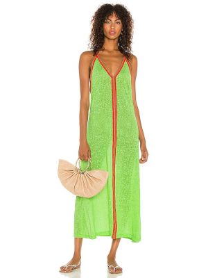 Dlouhé šaty Pitusa - Zelená