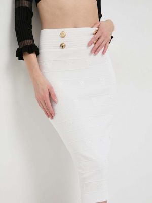 Midi sukně Pinko bílé