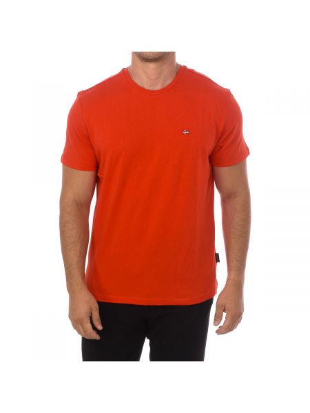 Koszulka z krótkim rękawem Napapijri czerwona