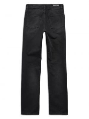 Straight fit džíny Balenciaga černé