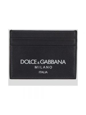 Cartera de cuero con estampado Dolce & Gabbana