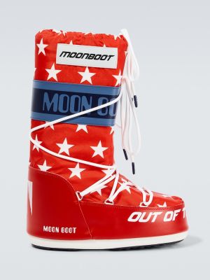 Зимни обувки за сняг Moon Boot червено