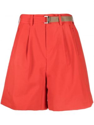 Bermudashorts Sacai rød