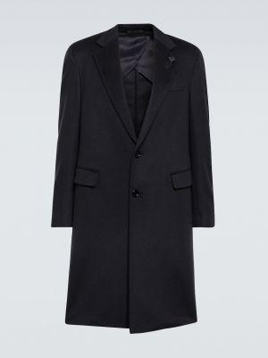 Кашемировое пальто Lardini черное