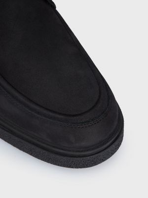 Замшевые ботинки Calvin Klein черные