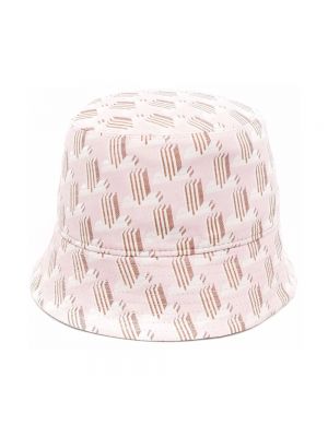 Haftowany kapelusz Lanvin różowy